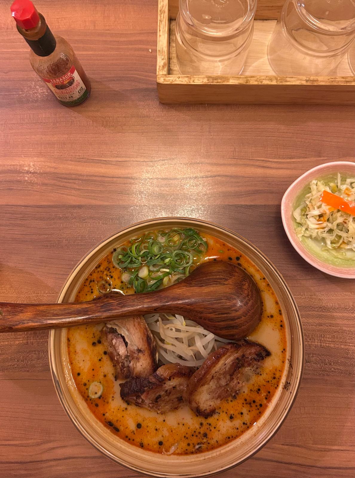 A bowl of ramen